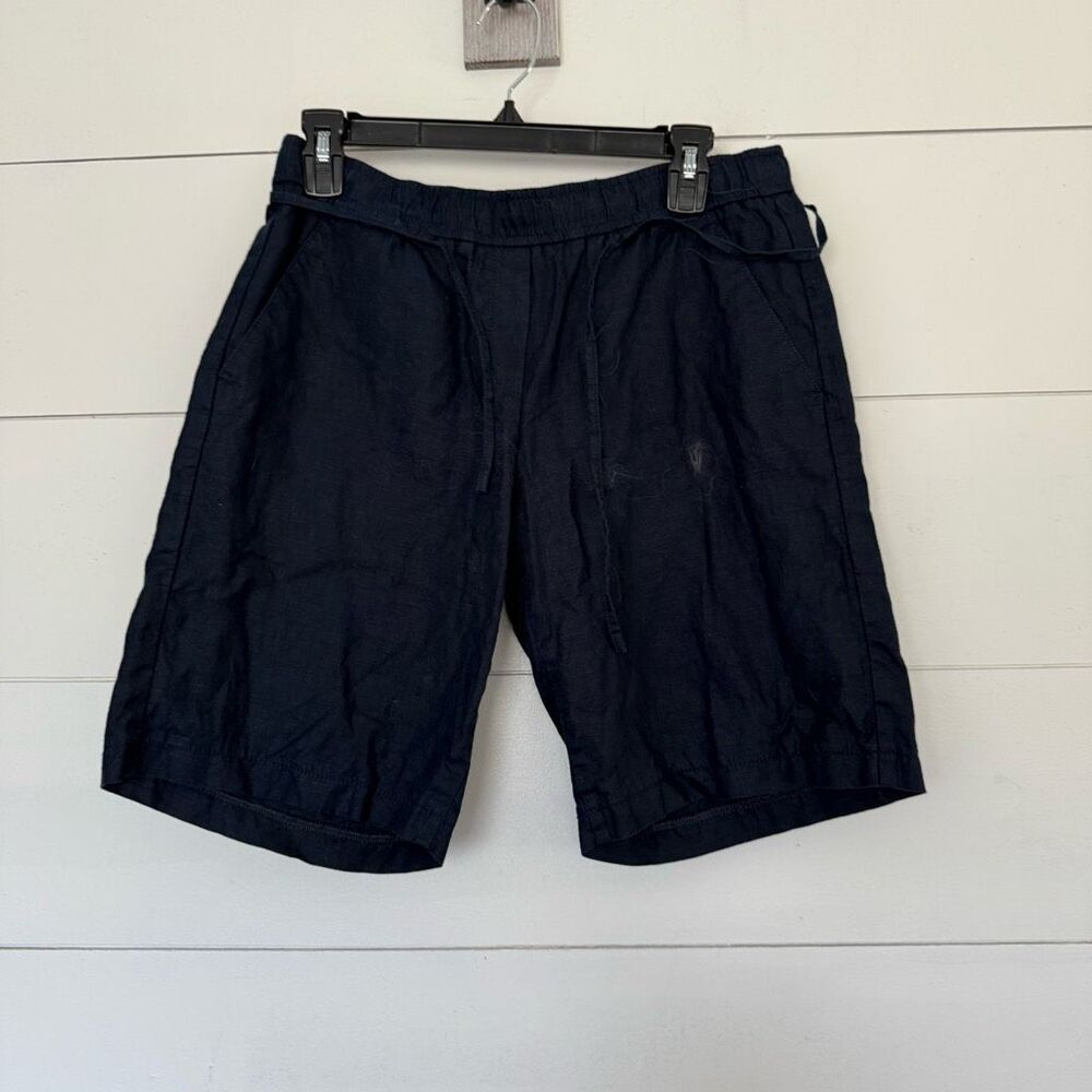 Brax Men’s 27 Navy Blue Linen Shorts
